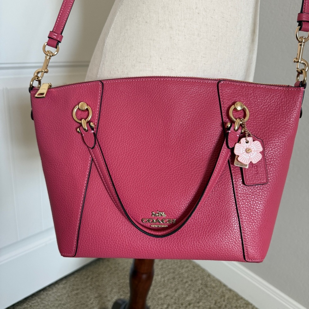 Coach Kacey C6229 Satchel in Strawberry Haze Pink